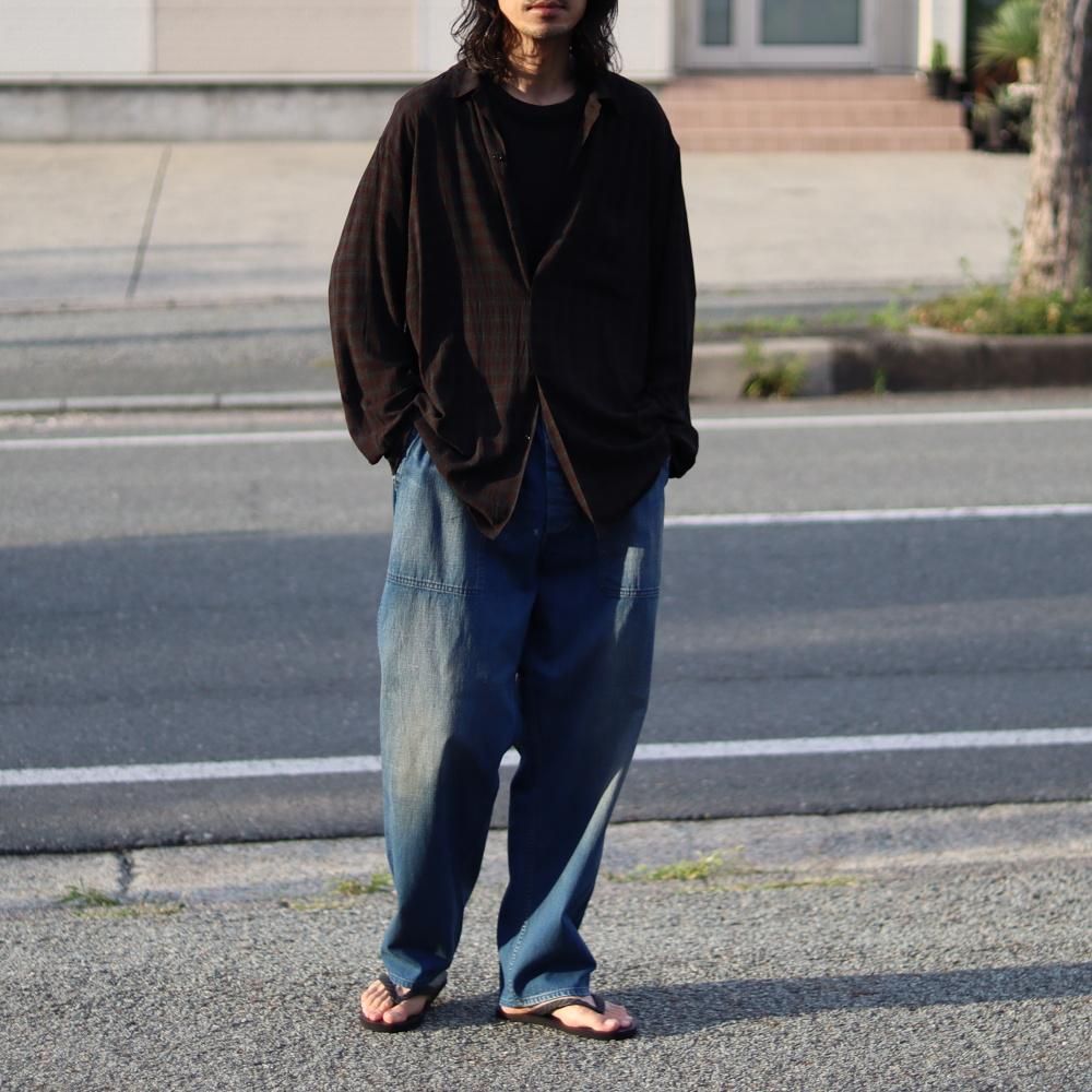 25AW OP COLLLAR SHIRTS RAYON強撚 BRCHECK MAATEE＆SONS 