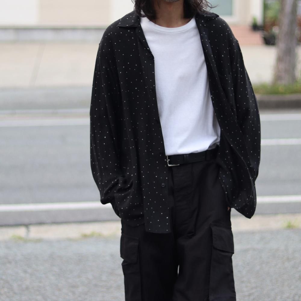 MAATEE&SONS  OP COLLLAR SHIRTS DOTS