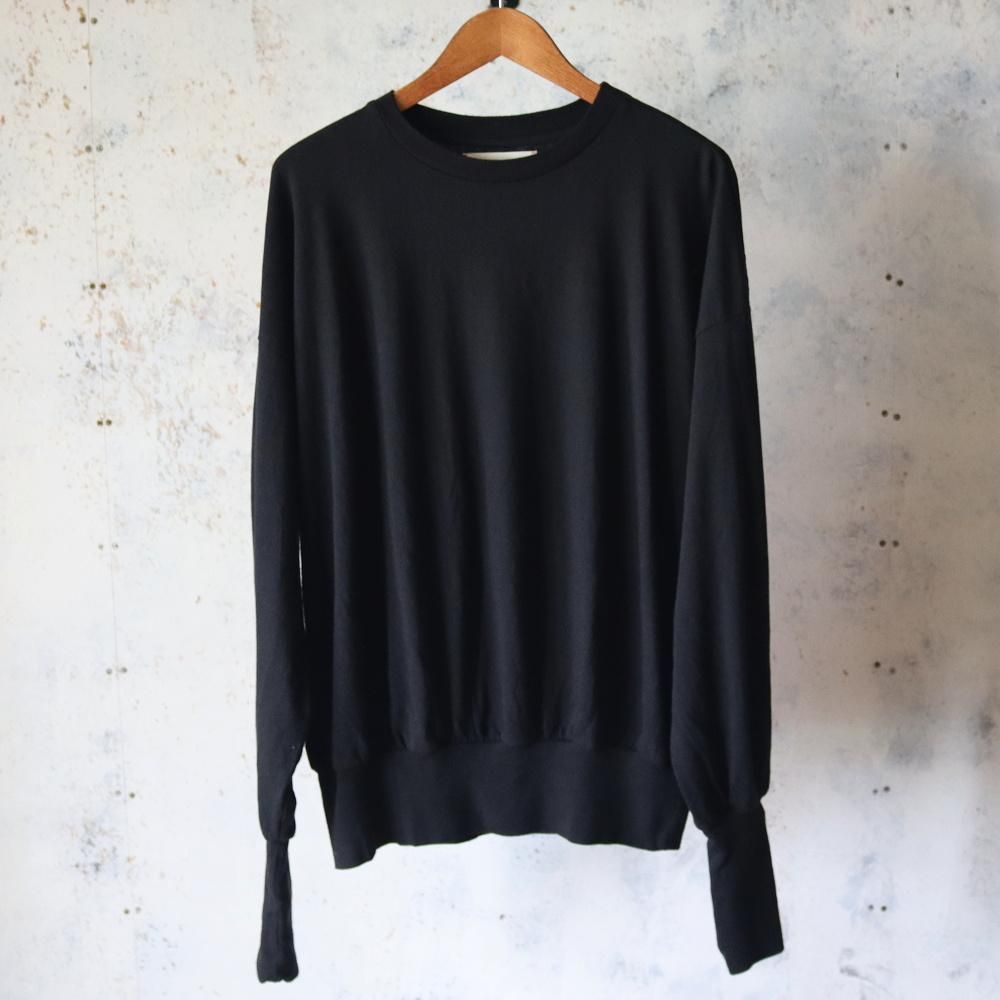トップス 25aw barbell object bo top loose BLACK barbell object / bo top(BLACK)通販サイト - 京都取扱い店舗