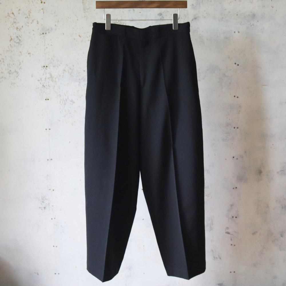 25AW 新品【blurhms】ウールギャバジン トラウザー blurhms Wool Gabardine Trousers - DIMPLE