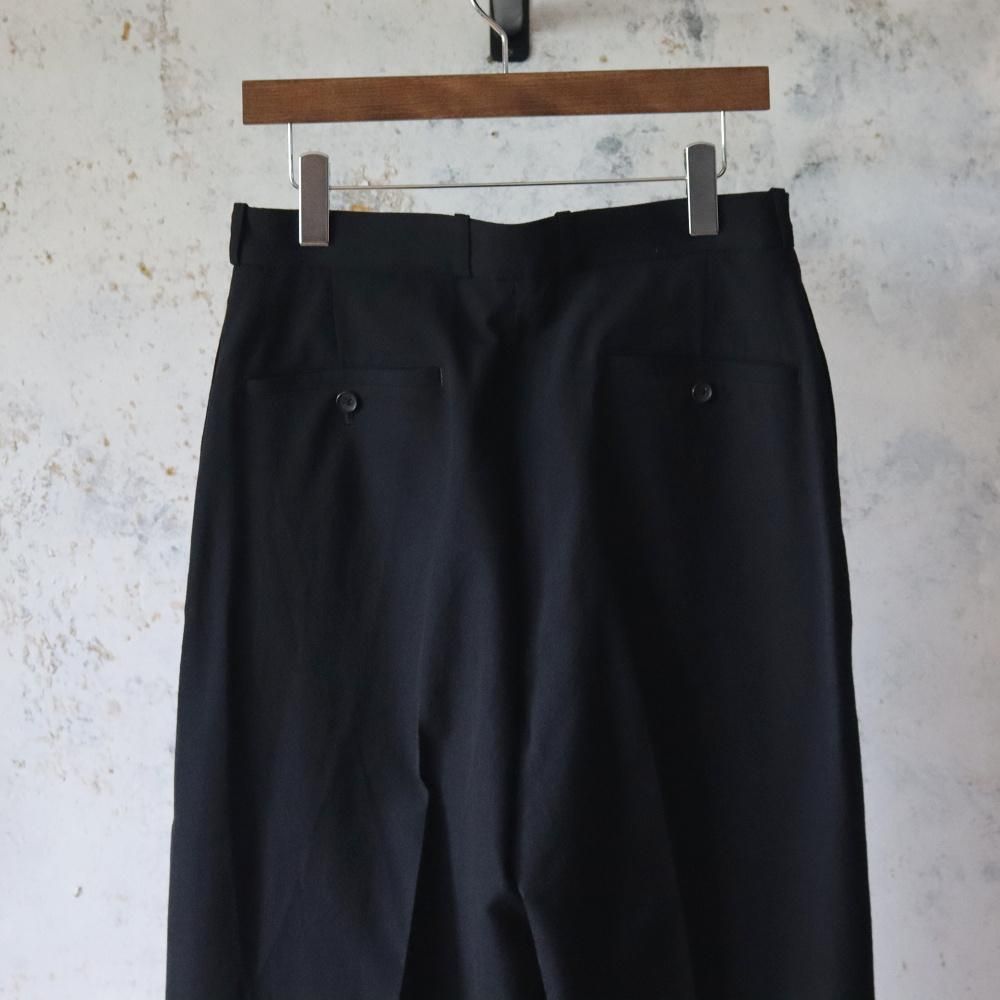 25AW 新品【blurhms】ウールギャバジン トラウザー blurhms Wool Gabardine Trousers - DIMPLE