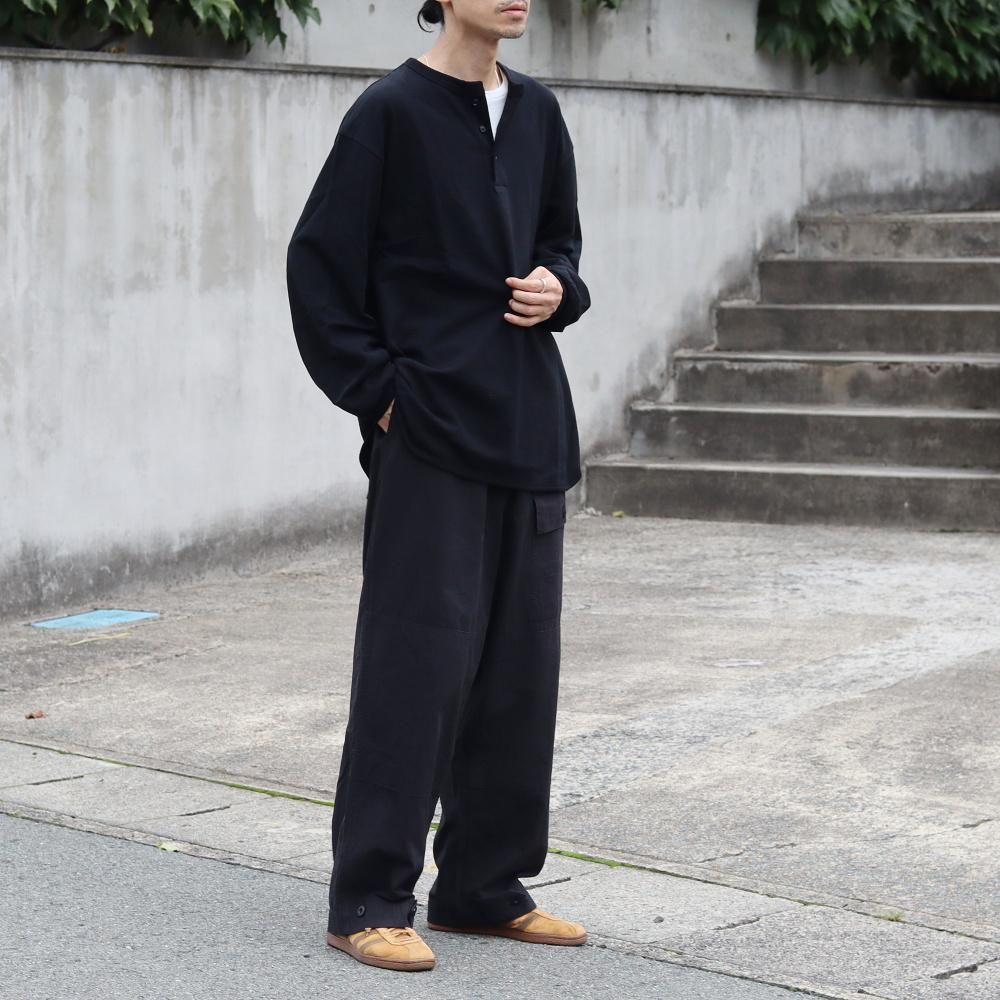 【blurhms 別注】CO/SILK NEP SLEEVELESS blurhms Co/Silk Nep Hem-Rib Football Sleeveless color:Ivory