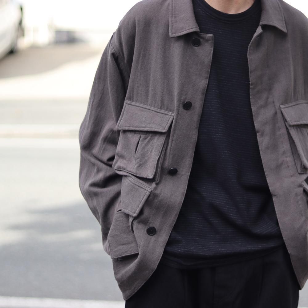 ULTERIOR SUPER FINE WOOL COTTON CUT-OFF P/O - DIMPLE