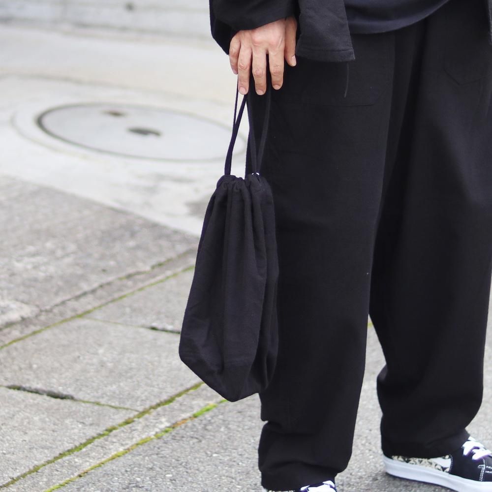 COMOLI  コットンネル ポーチ