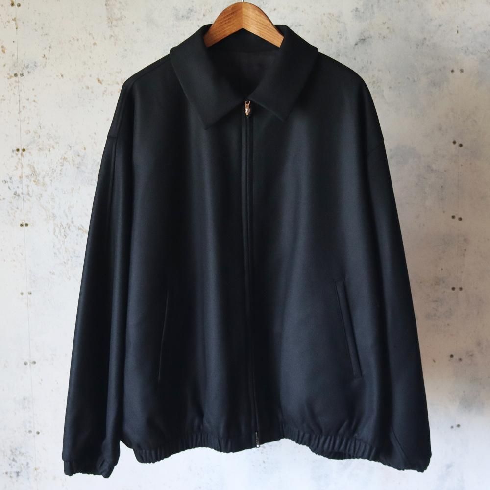 ssstein MELTON OVERSIZED ZIP JACKET - DIMPLE