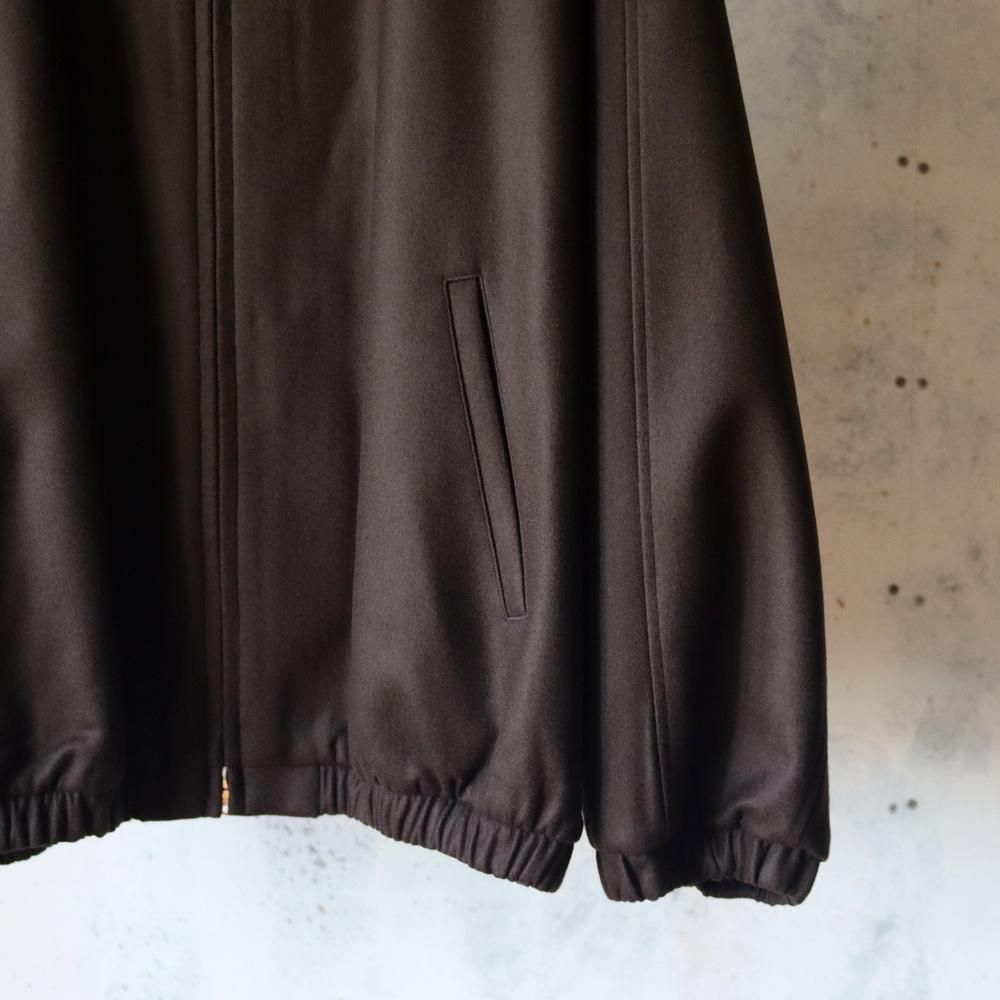 ssstein MELTON OVERSIZED ZIP JACKET - DIMPLE