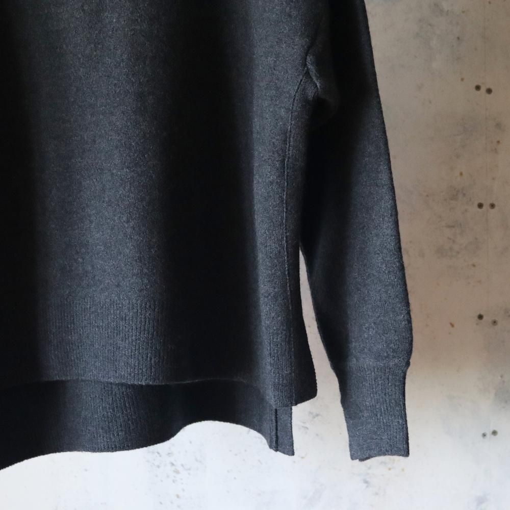 ssstein EXTRA FINE WOOL KNIT BOAT NECK LS - DIMPLE