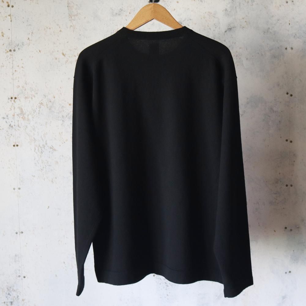 トップス BATONER Alashan cashmere long sleeve Tee BATONER】 ALASHAN CASHMERE LONG SLEEVE CREW NECK (トップス