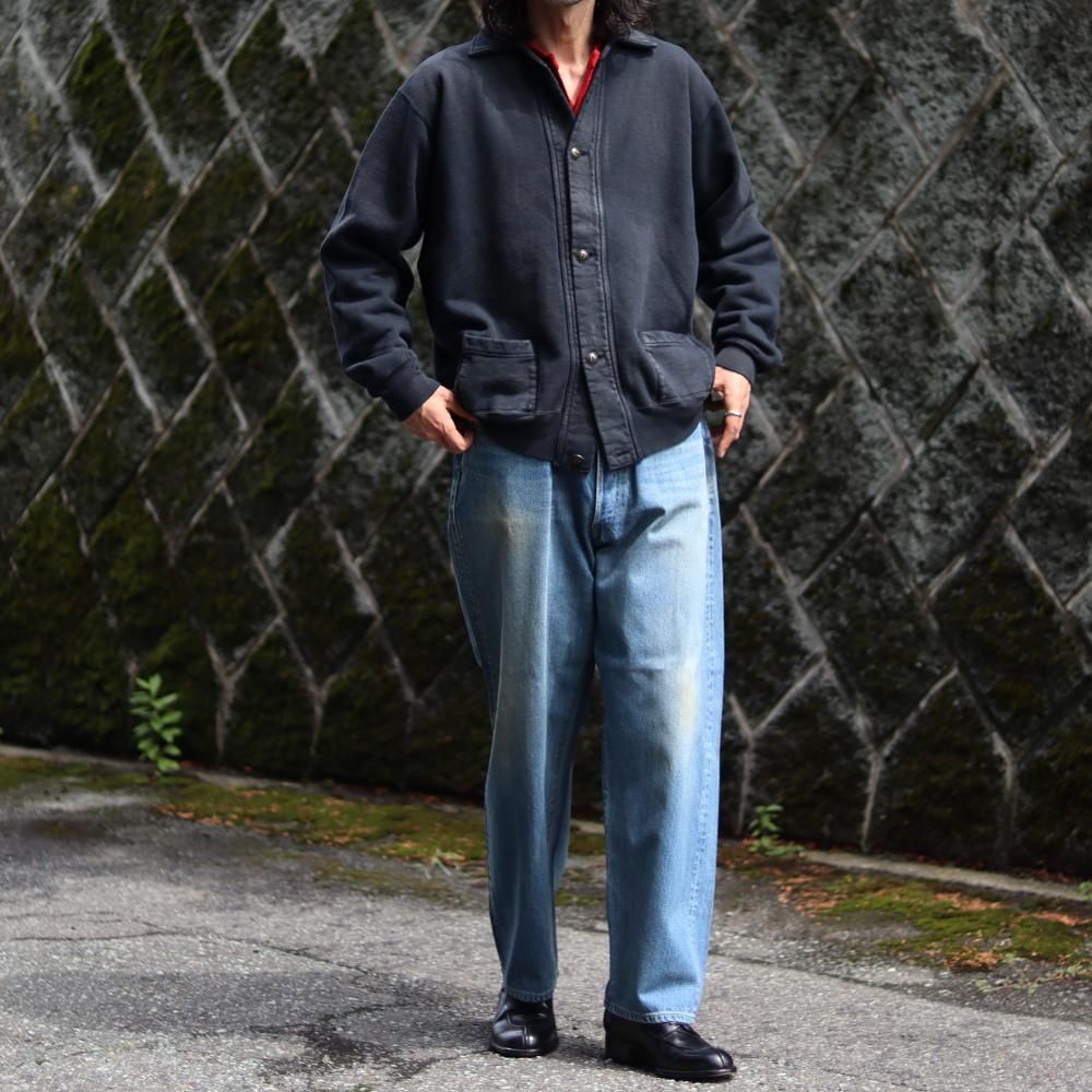 A.PRESSE Vintage Sweat Cardigan - DIMPLE