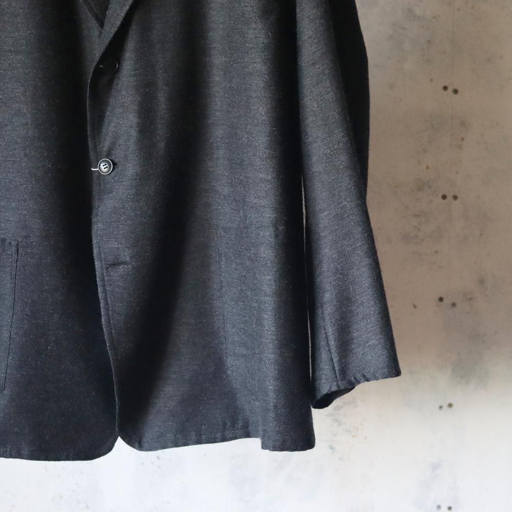 最終値下げ22aw comoli カシミヤシルクジャケットsize2チャコール _ ﻿jacket COMOLI 
