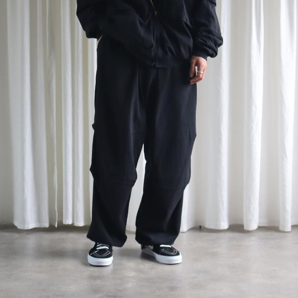【美品】COMOLI コットンジャージニータックパンツ　25ss サイズ3 COMOLI コットンジャージ ニータックパンツ - DIMPLE