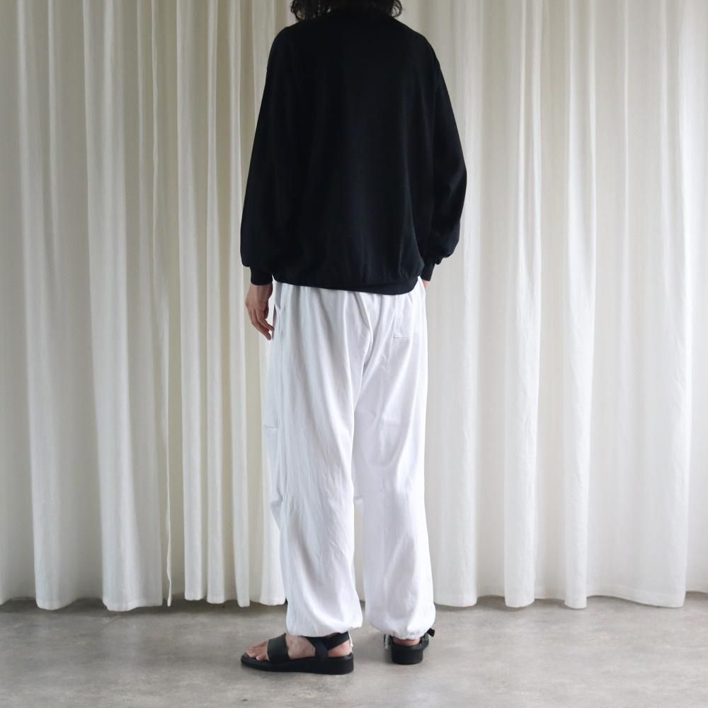 【美品】COMOLI コットンジャージニータックパンツ　25ss サイズ3 COMOLI コットンジャージ ニータックパンツ - DIMPLE