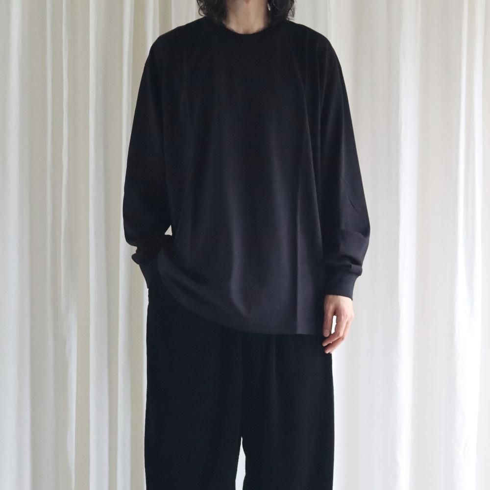 COMOLI 25ss コットンジャージ 長袖 Tシャツ サイズ5 新品 COMOLI (コモリ) コットンジャージ 長袖Tシャツ