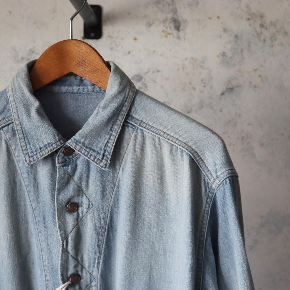 maatee&sons デニム カバーオール MAATEE&SONS＞DENIM SHIRTS COVERALL/デニムシャツ カバーオール