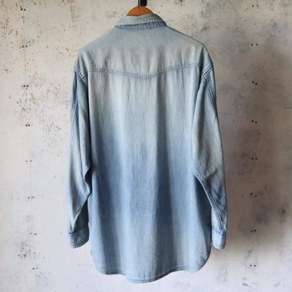 「マグロ」MAATEE&SONS DENIM SHIRTS .. MAATEE&SONS DENIM SHIRTS COVERALL - DIMPLE