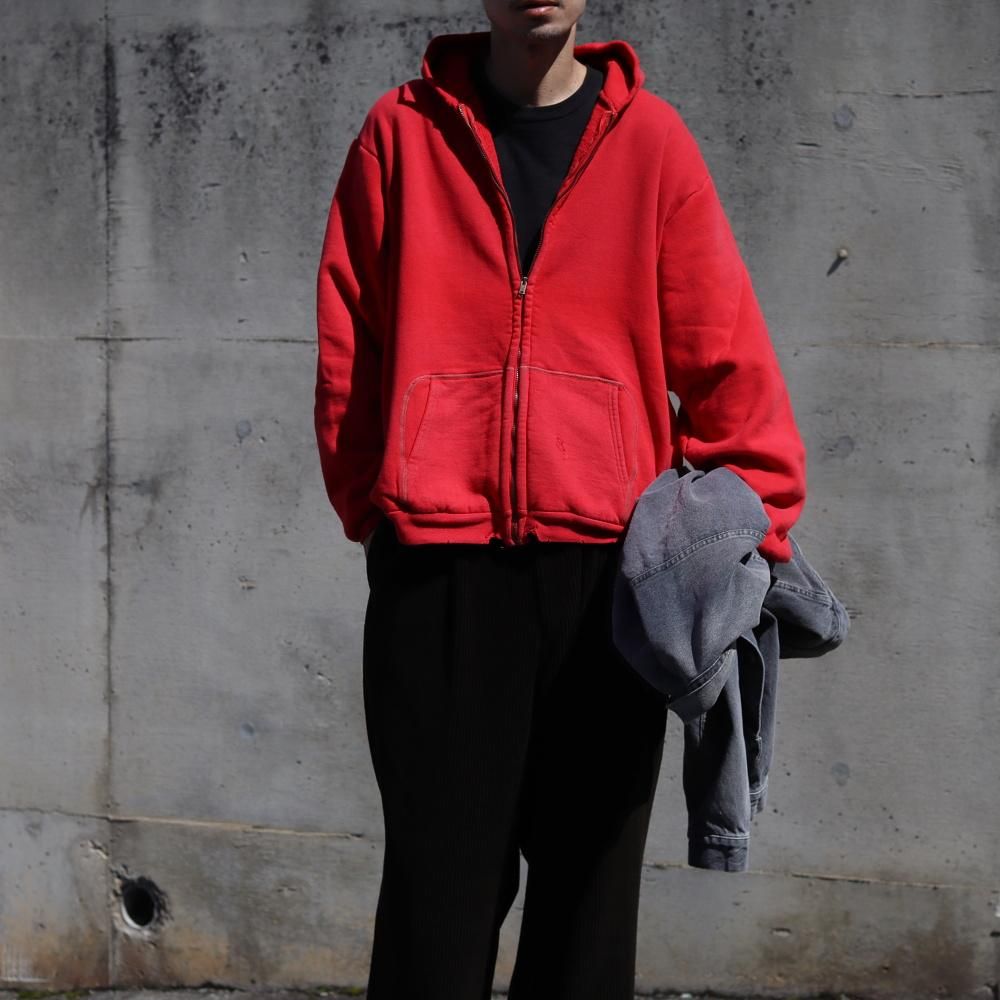 A.PRESSE Vintage Zip Sweat Hoodie サイズ2 赤 A.PRESSE - Vintage Zip Sweat Hoodie – IN MY BOOK STORE
