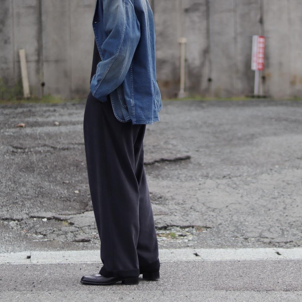 MAATEE&SONS MILLITARY SLACKS RAYON サイズ1 MAATEE&SONS MILITARY SLACKS RAYONモールスキン(Gray) - DIMPLE