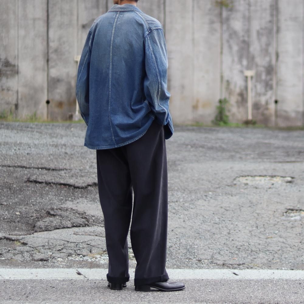 maatee&sons MILITALY SLACKS サイズ3 レーヨン MAATEE&SONS MILITARY SLACKS RAYONモールスキン(Gray) - DIMPLE
