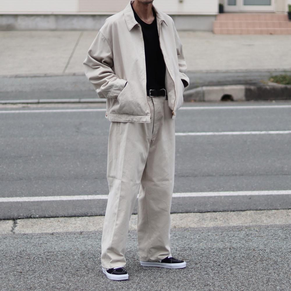 comoli 25aw コットンツイルジップジャケット　サイズ3 新品未使用 comoli 25aw コットンツイルジップジャケット サイズ3 新品未使用