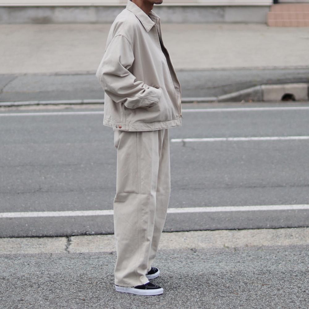 COMOLI コットンツイル ジップショートジャケット(Ivory) - DIMPLE