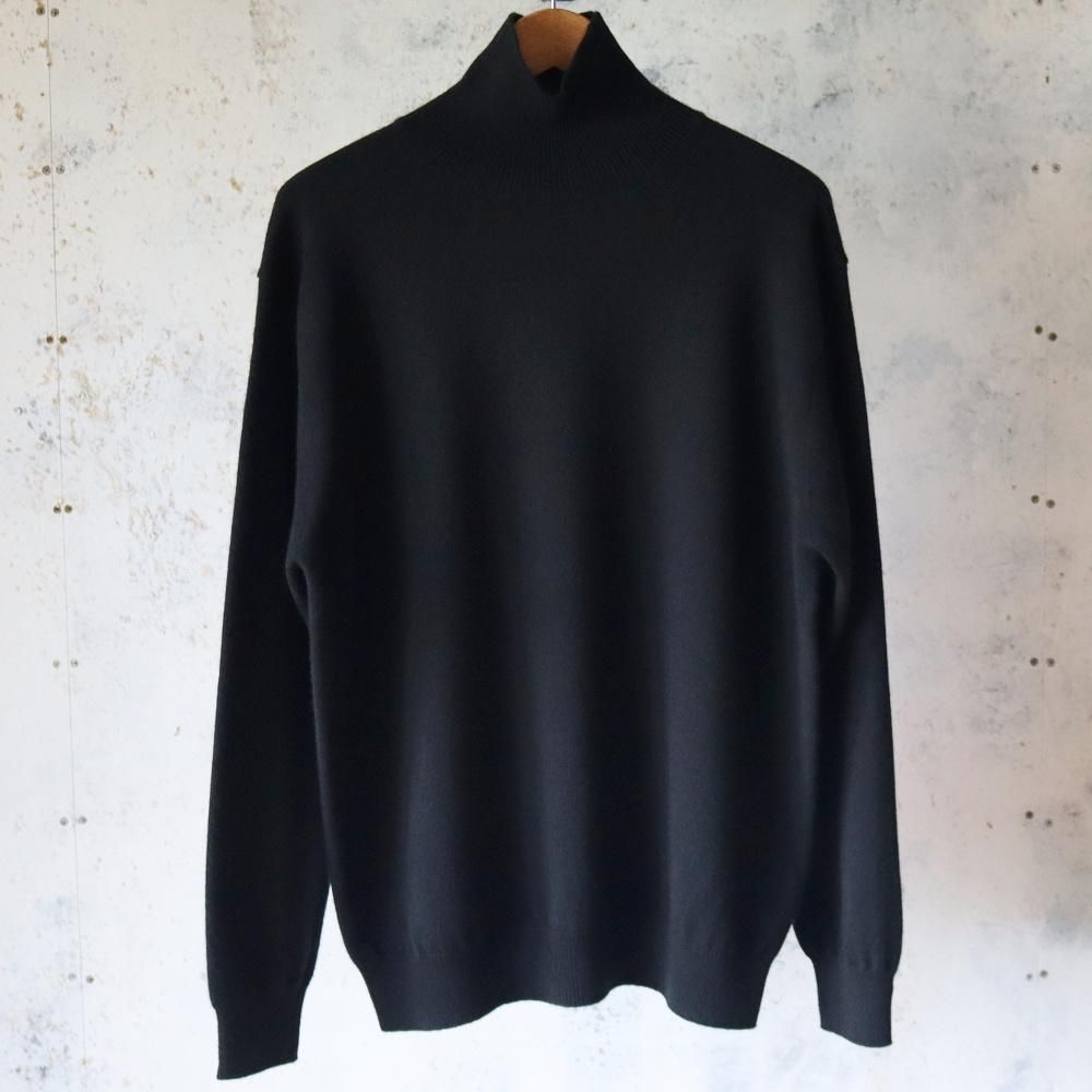 BATONER  INNOCENT CASHMERE TURTLE NECK(Solid black)