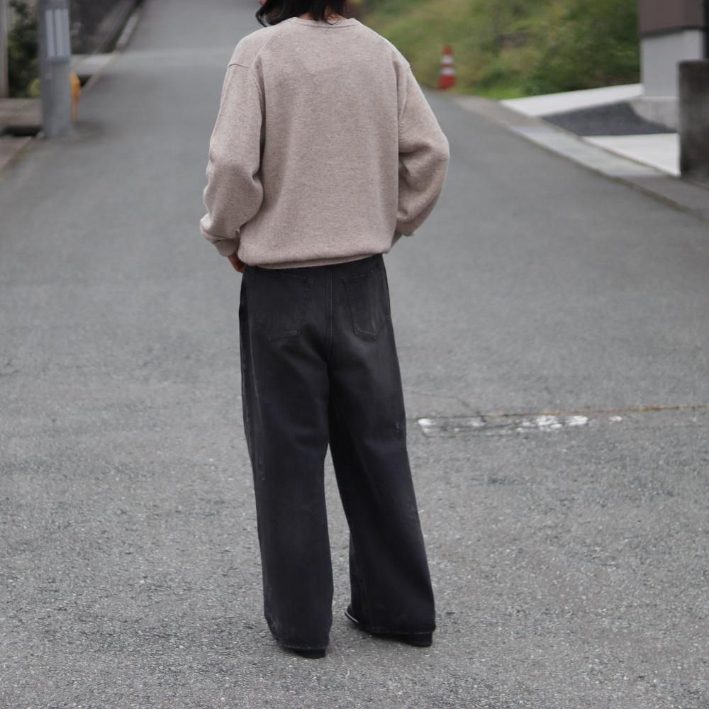 トップス BATONER BABYALPACA TENJIKU CREW NECK BATONER / Men BABY ALPACA KURUMI TENJIKU CREW NECK | 公式