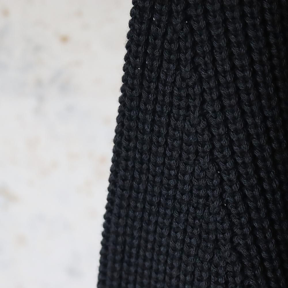 【BATONER】Signature Ds Knit Black BATONER SIGNATURE DRIVERS KNIT(Black) - DIMPLE