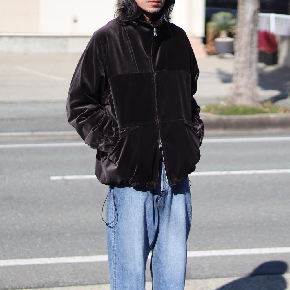 【サイズ1】MAATEE&SONS / VELVET STAND JACKET MAATEE&SONS VELVET STAND JACKET(Gray) - DIMPLE