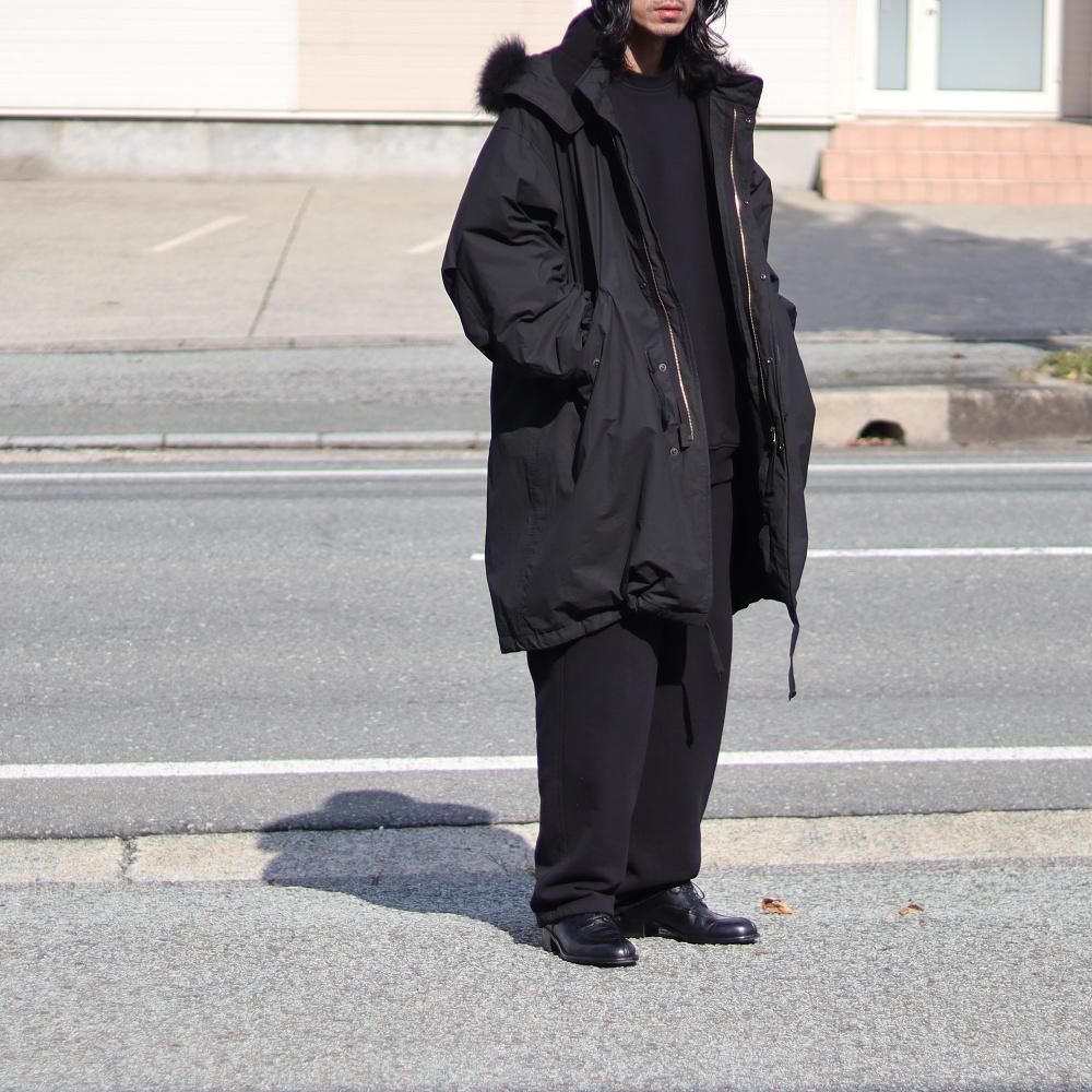 COMOLI コットンナイロンフーデッドコート サイズ1 COMOLI / コットンシルク フーデッドコート | twelve