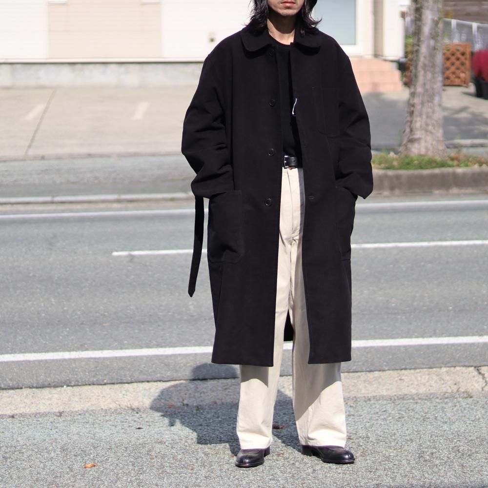 COMOLI モールスキン ミリタリーコート(Black) - DIMPLE