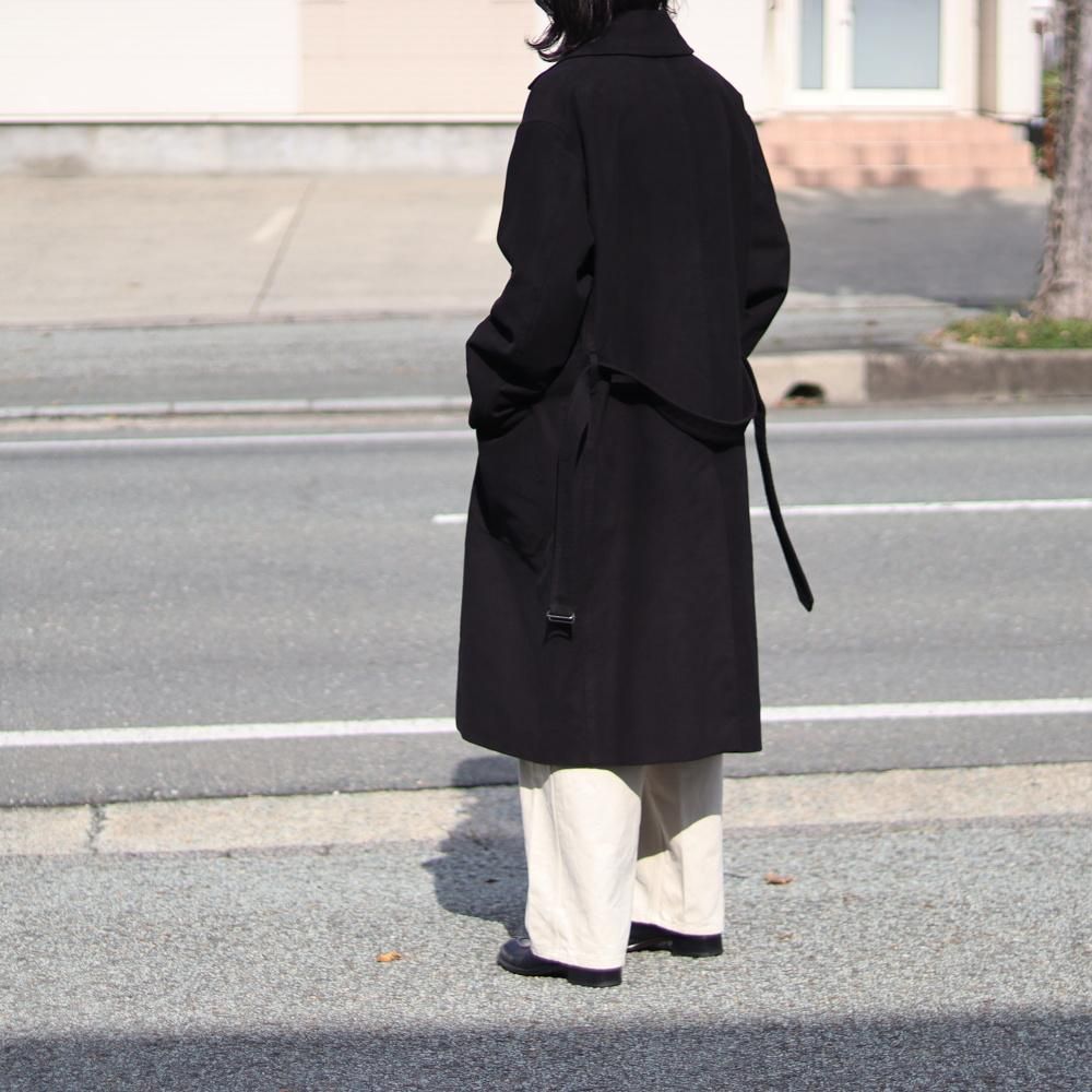 COMOLI モールスキン ミリタリーコート(Black) - DIMPLE