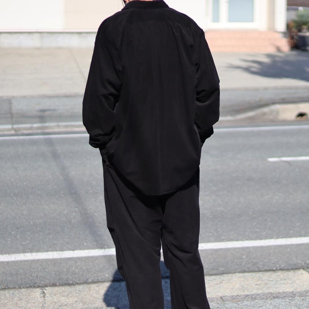 COMOLI コーデュロイ コモリシャツ(Black) - DIMPLE