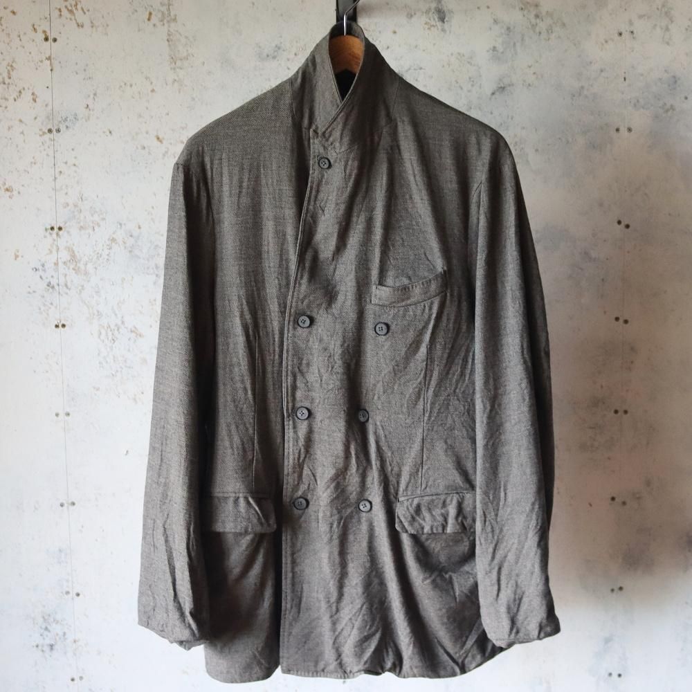 MAATEE&SONS ダブルGATHERED JK SUPER200シャークスキン(Gray) - DIMPLE