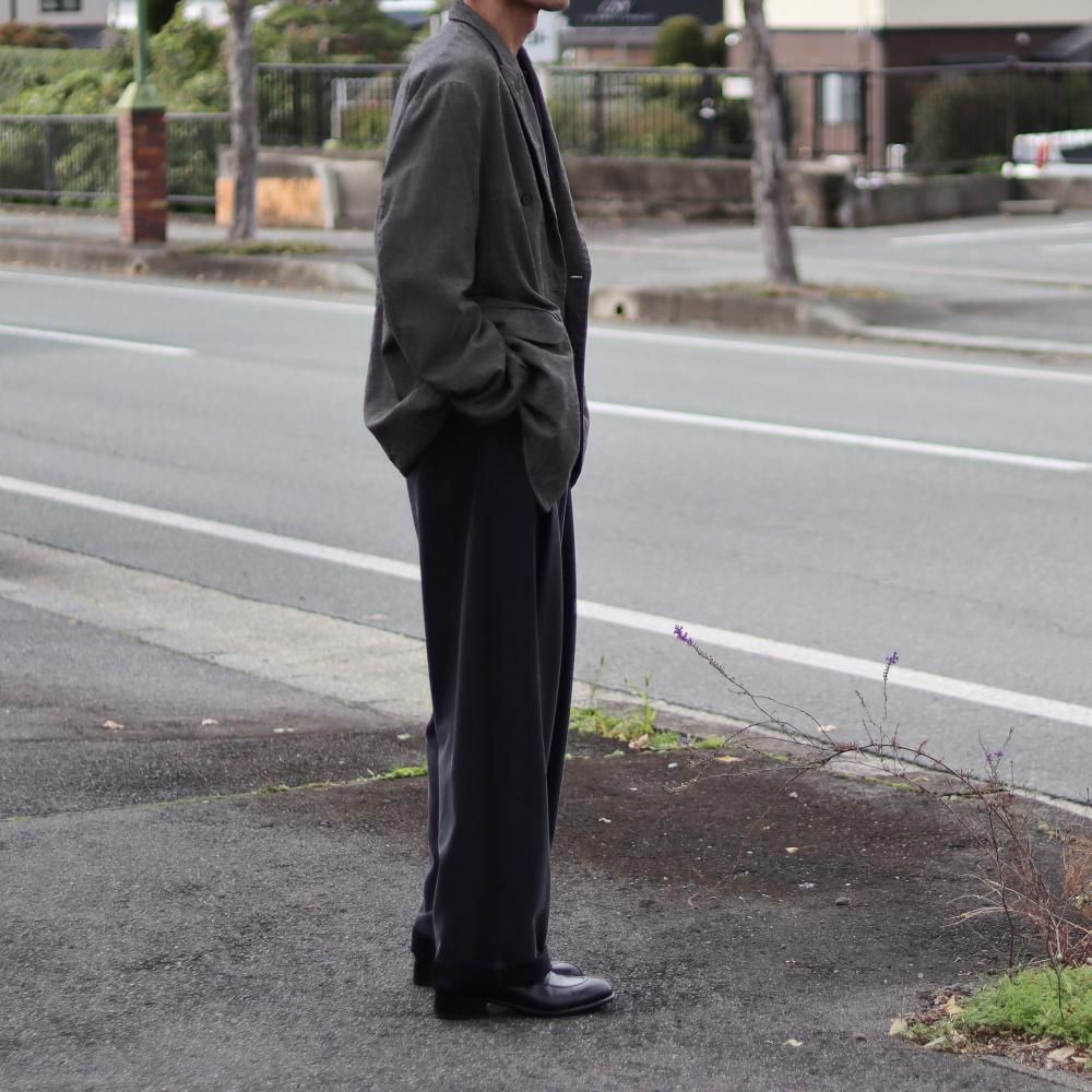 MAATEE&SONS ダブルGATHERED JK SUPER200シャークスキン(Gray) - DIMPLE