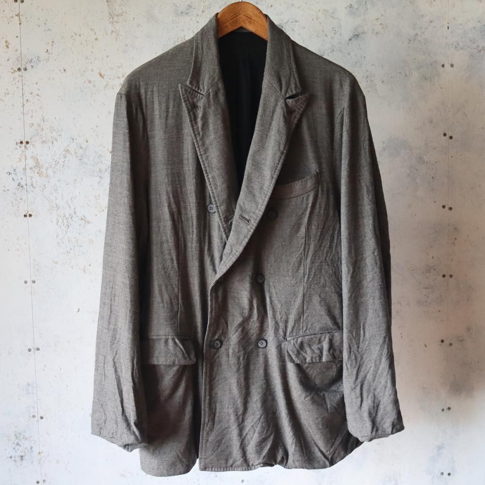 MAATEE&SONS ダブルGATHERED JK SUPER200シャークスキン(Gray) - DIMPLE
