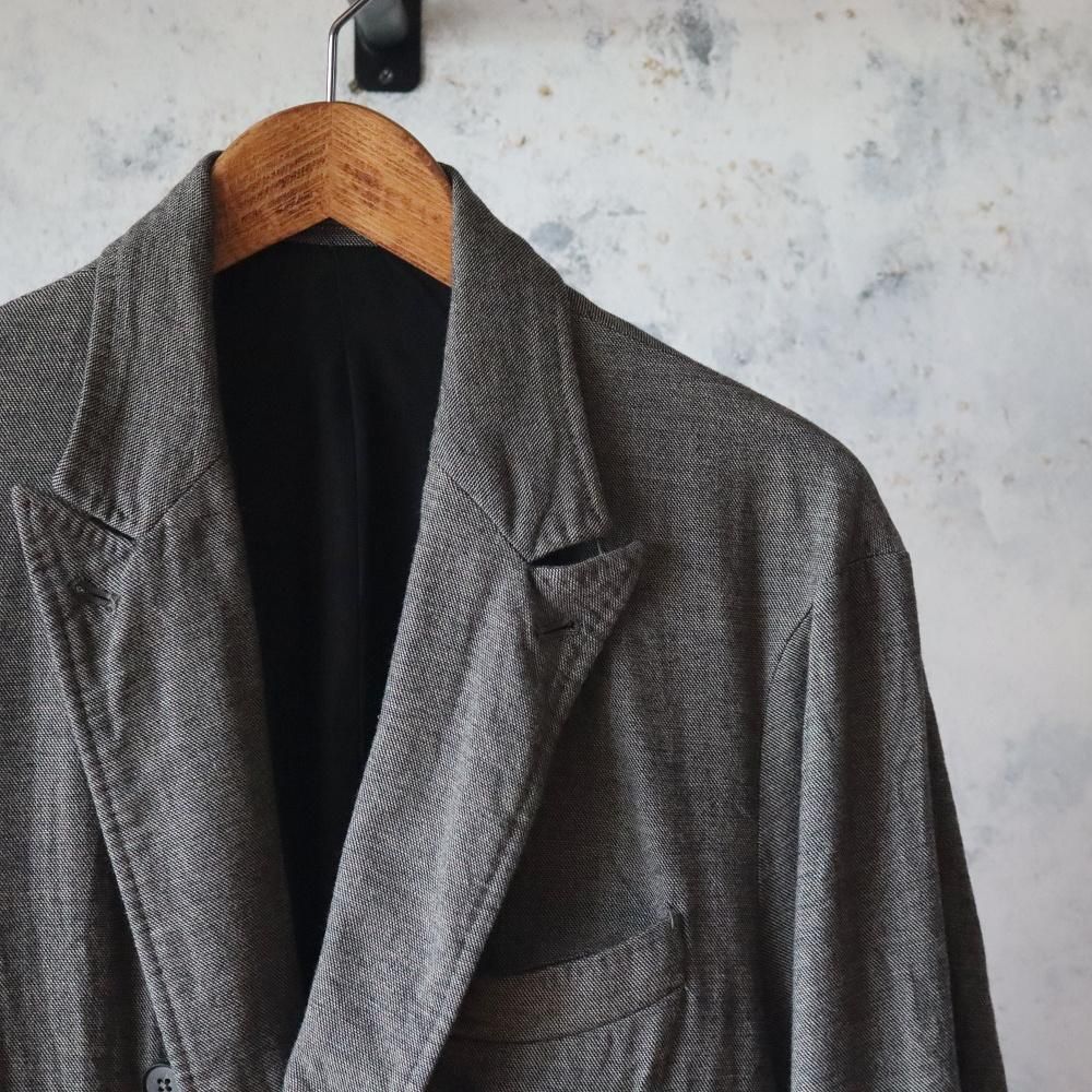 MAATEE&SONS ダブルGATHERED JK SUPER200シャークスキン(Gray) - DIMPLE