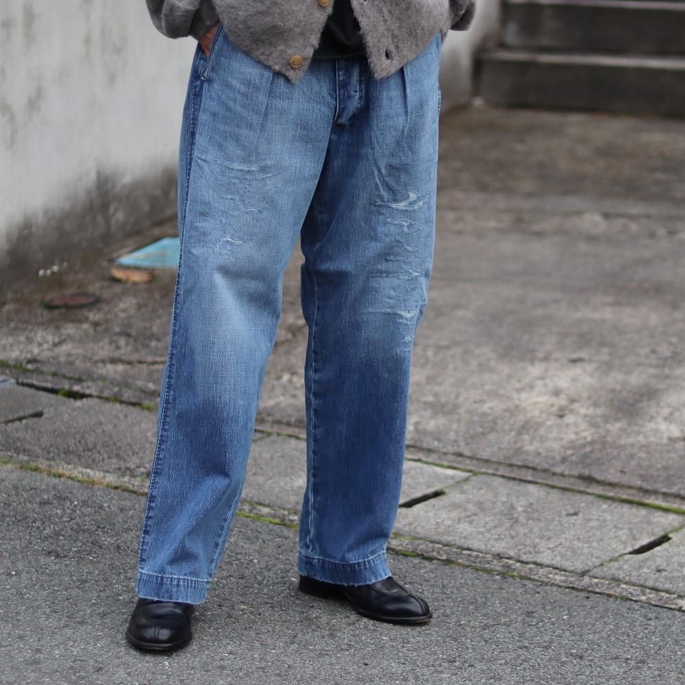 OUTIL  PANTALON MAGLIOC(Faded blue repair)