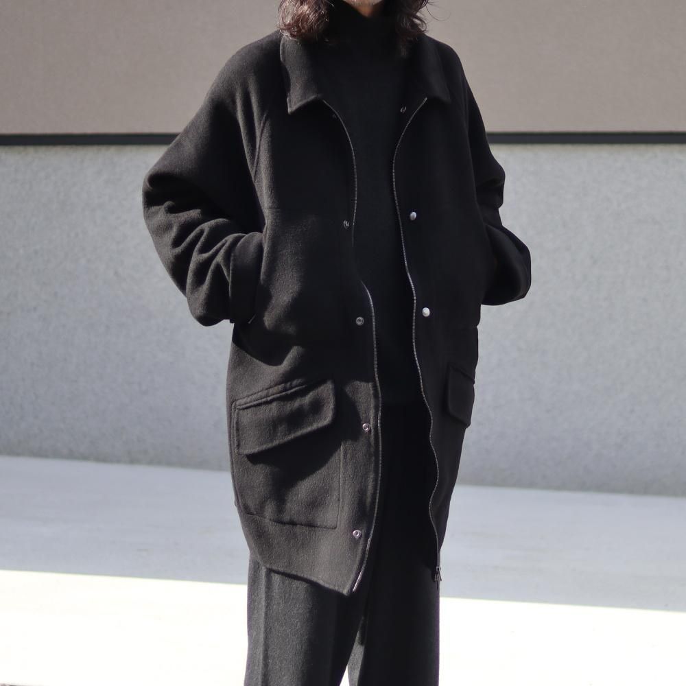 barbell object r/w off coat サイズ2 barbell object r/w off coat(Black) - DIMPLE