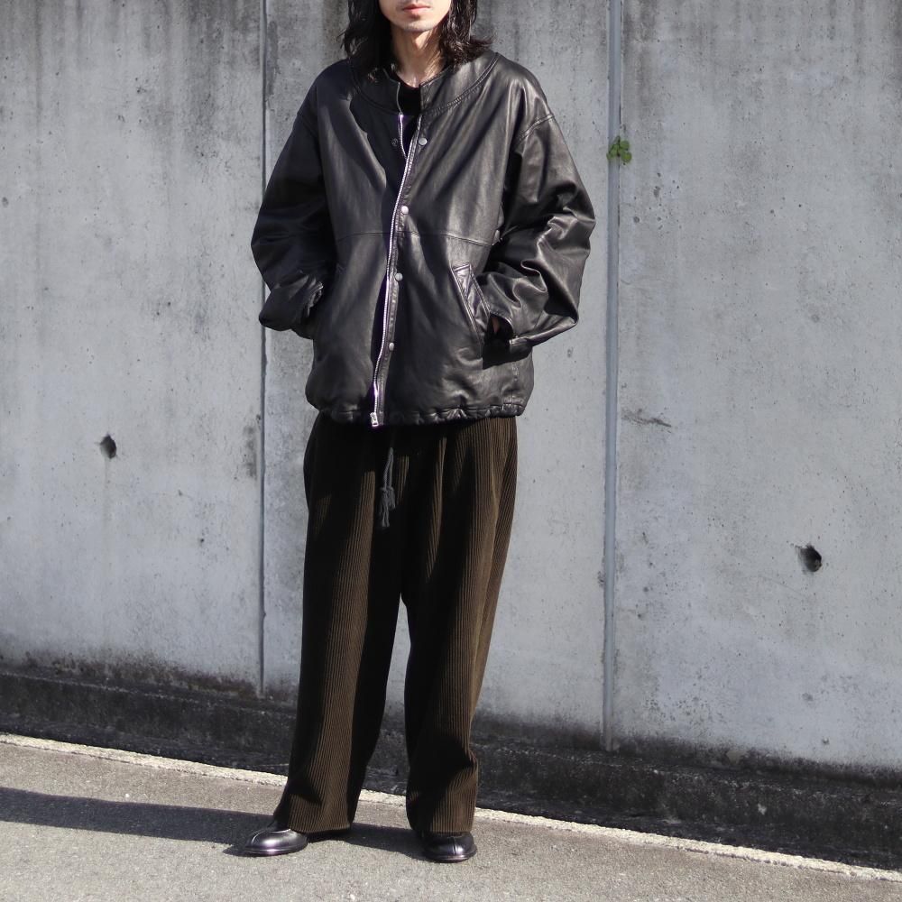 barbell object レザージャケット barbell object leather ns jkt(Fade black) - DIMPLE