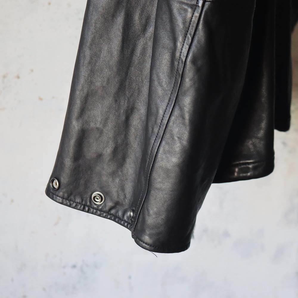 barbell object leather ns jkt(Fade black) - DIMPLE