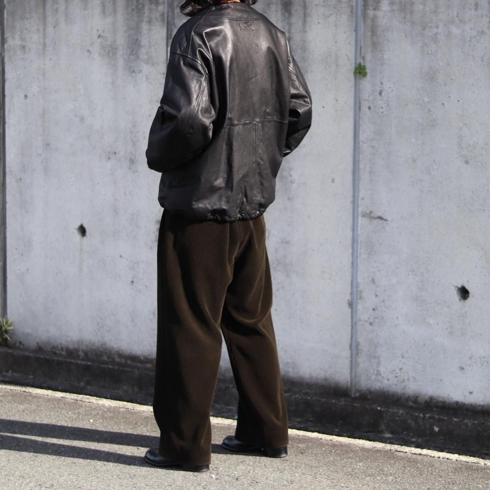 barbell object leather ns jkt(Fade black) - DIMPLE