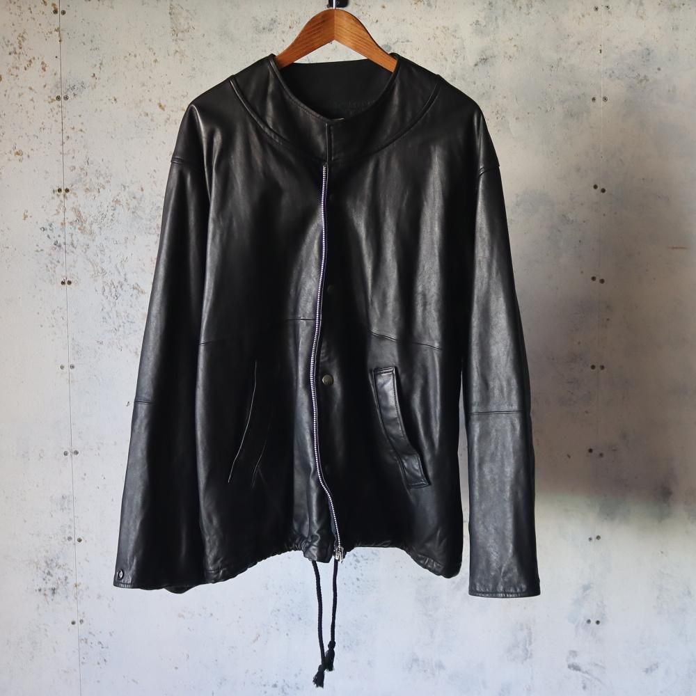 barbell object leather ns jkt(Fade black) - DIMPLE