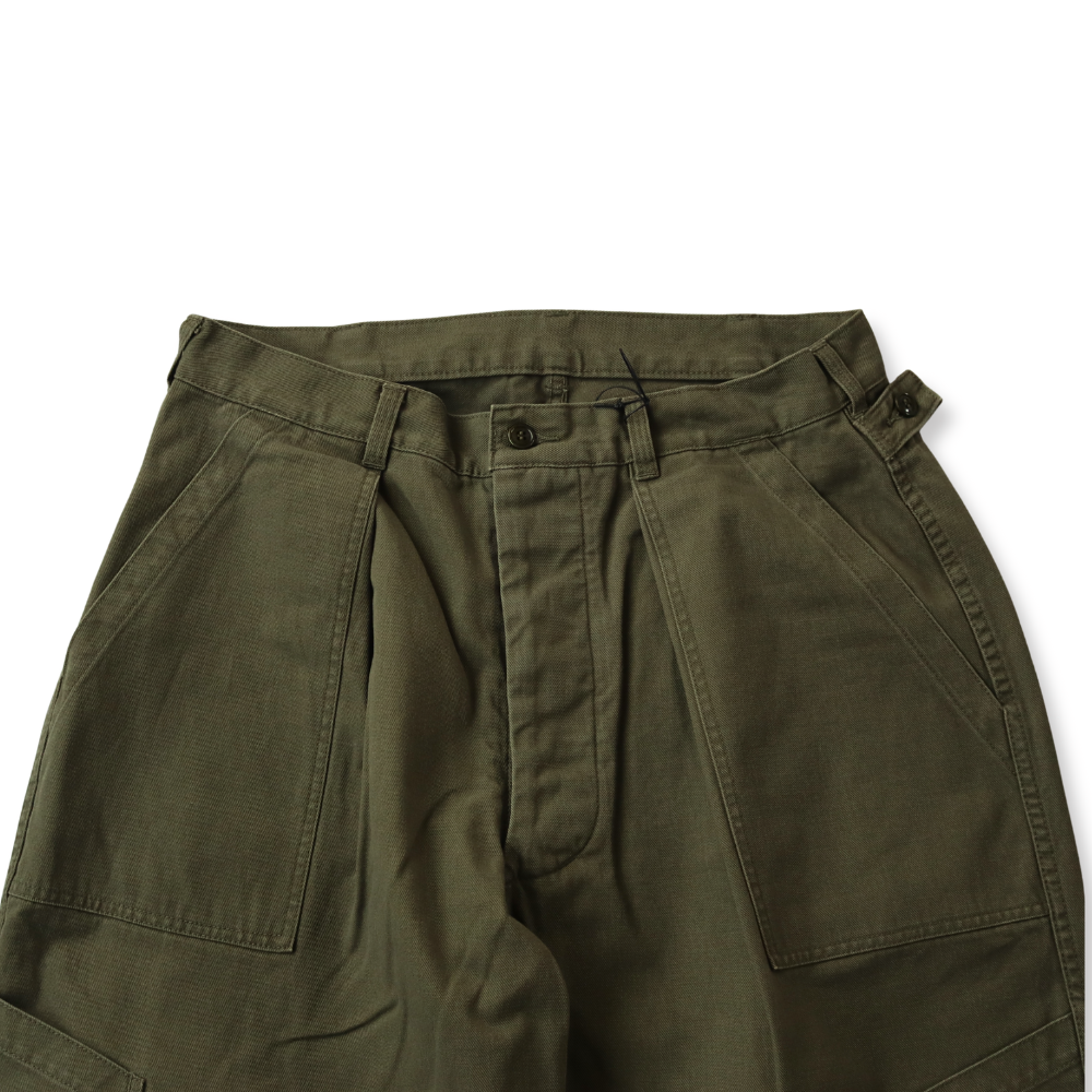 A.PRESSE USAF Hemmed Bottoms(Olive) - DIMPLE A.PRESSE USAF Hemmed Bottoms(Olive) - DIMPLE