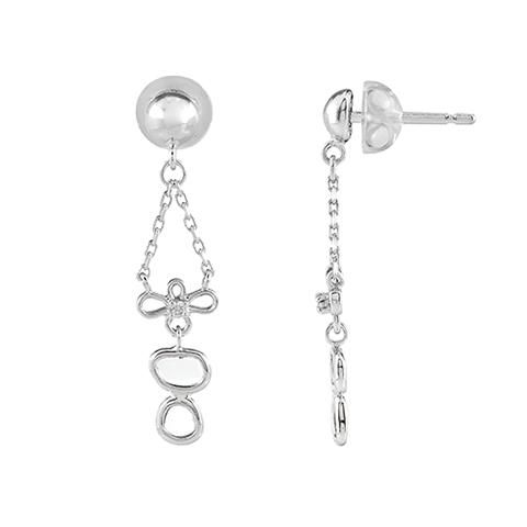 18金 シャンデリアピアス シトリン ピアス レディースアクセサリー