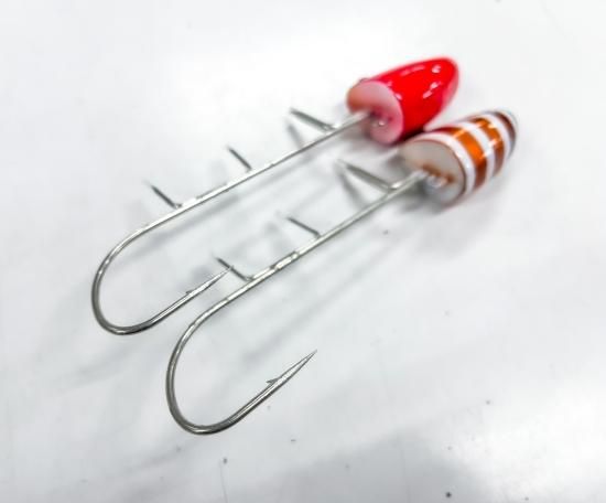 縁起物開運岩上鯛釣り金属製 魚を持つ人物像 約20cm Igurei】美銀（みかね）40号/タチウオテンヤ - 宮一釣漁具 WEB店