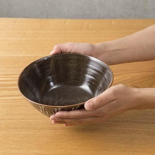 やちむん アカマシバル製陶所 どんぶり （恩結び） - やちむん・琉球