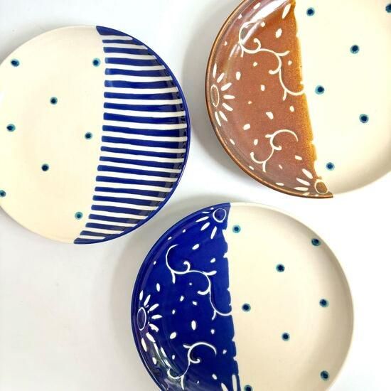 やちむん 高江洲陶磁器 7寸皿（3種） - やちむん・琉球ガラス