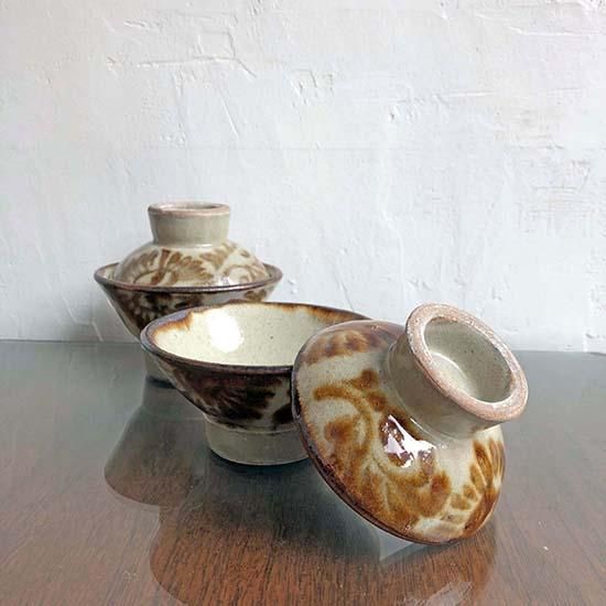 やちむん 陶藝玉城 マカイ3寸蓋つき - やちむん・琉球ガラスなど やちむん 陶藝玉城 マカイ3寸蓋つき - やちむん・琉球ガラスなど