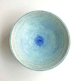 やちむん 風の島 ガラス彩陶器 鉢