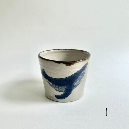 やちむん やちむん工房 mug そばちょこ（くじら）5色 - やちむん